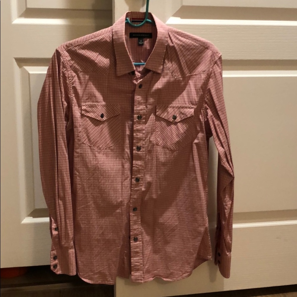 Banana Republic Plaid button up